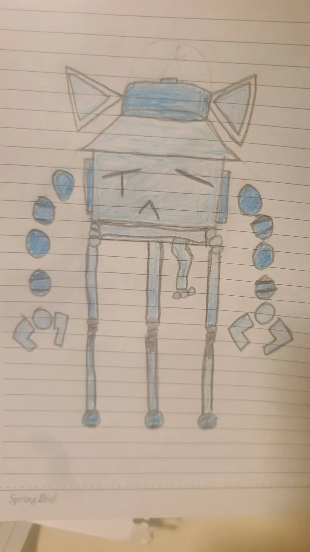 ai character: cube correa tripod background