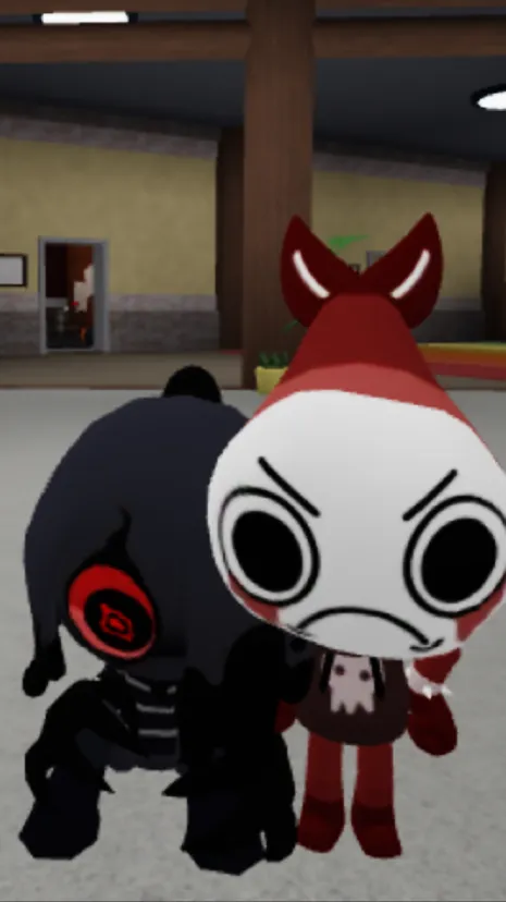 ai character: Shrimpo X Blot? background