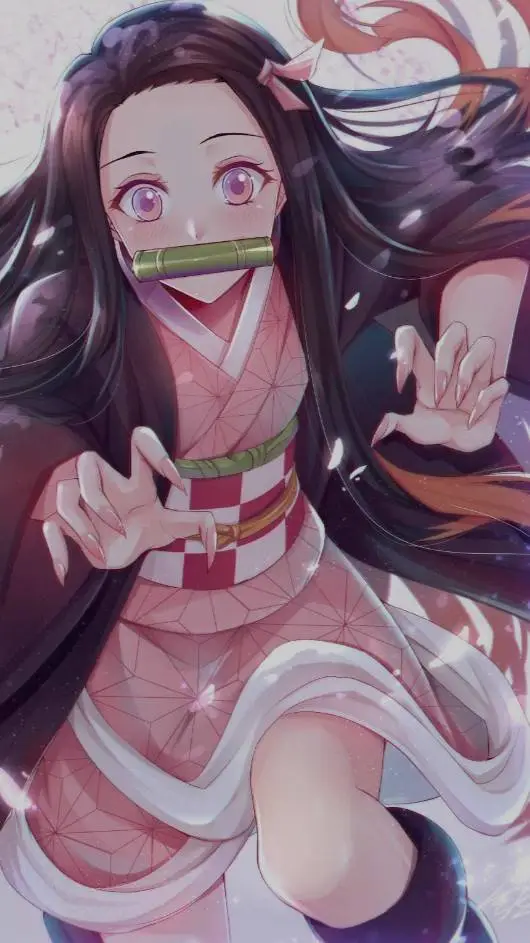 ai character: Nezuko Kamado  background