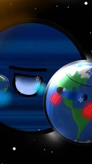 ai character: EarthXPlanetX background
