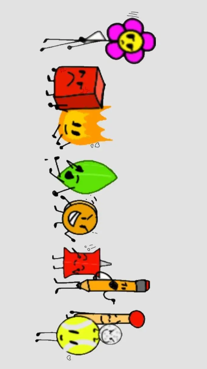 ai character: BFDI background