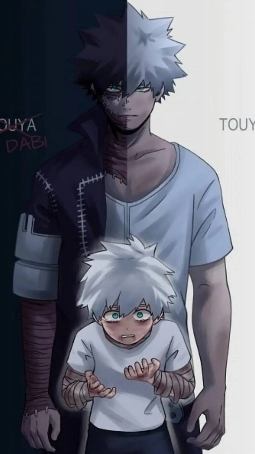ai character: Dabi (Touya) background