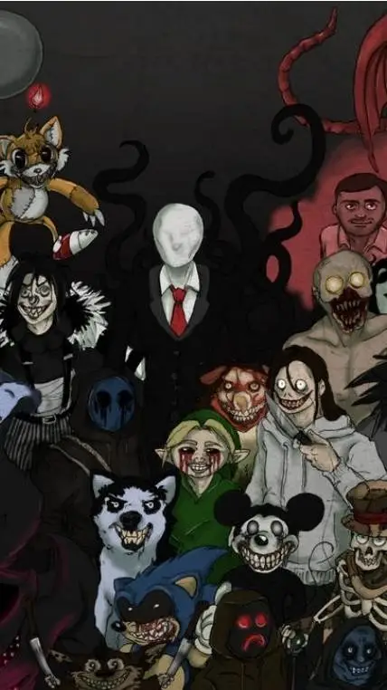 ai character: Creepypasta background