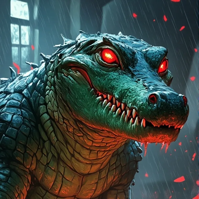 chat with ai character: Alligator Kaiju Tf