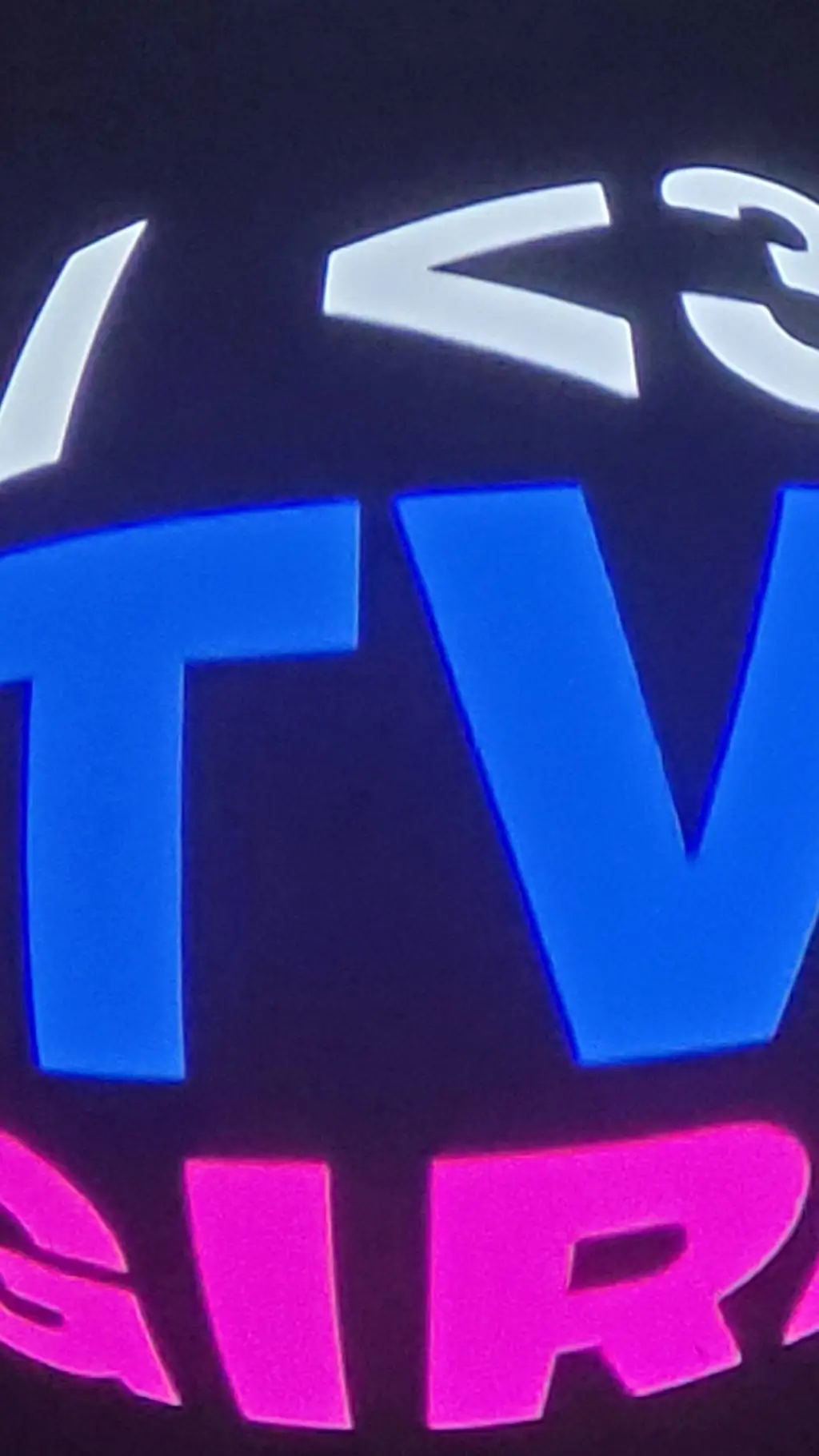 ai character: Tv girl. background