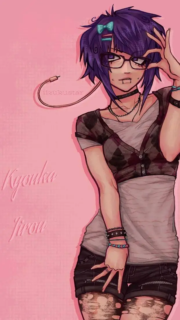 ai character: Kyoka Jiro  background