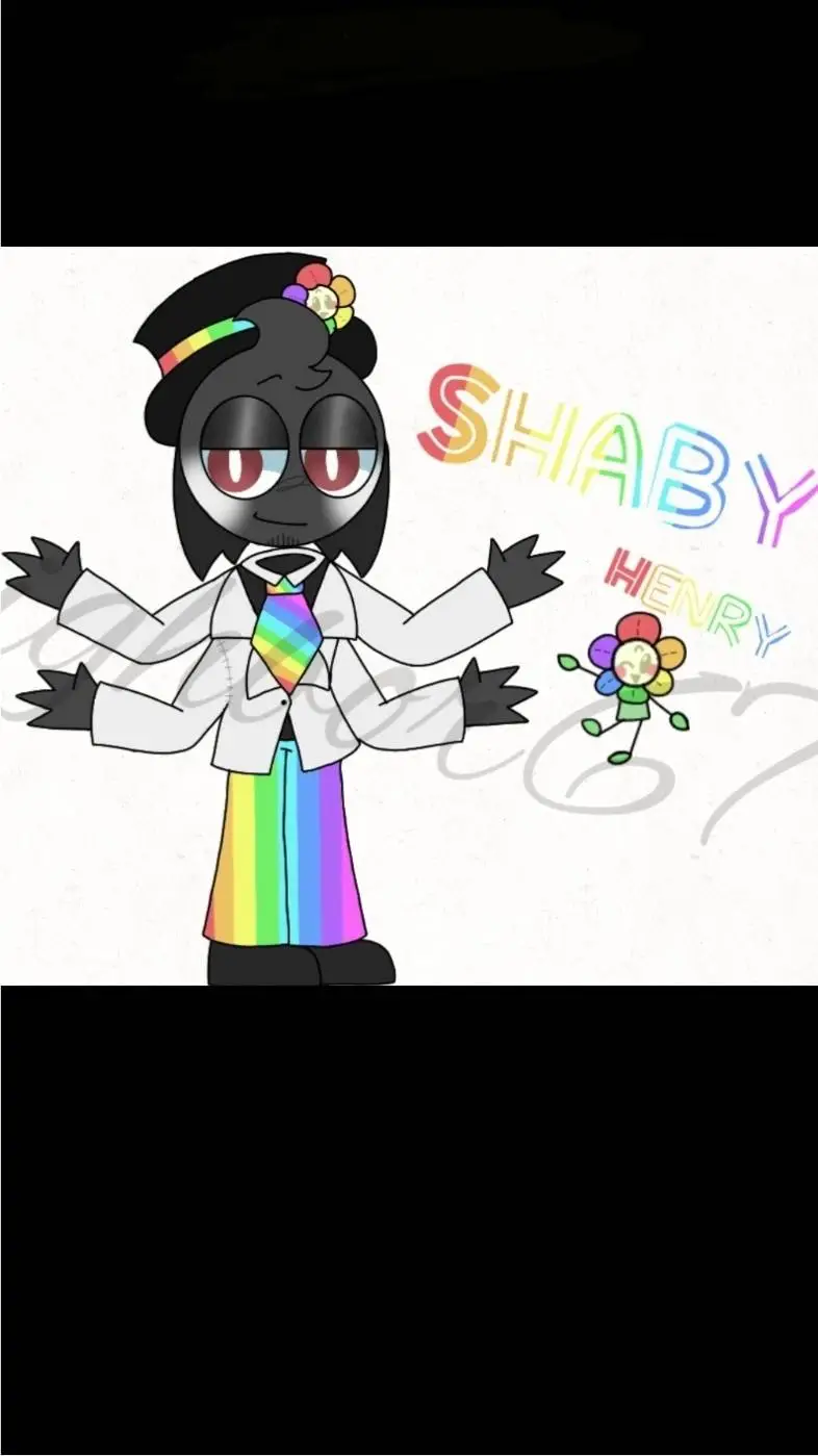 ai character: Shaby the shadow background