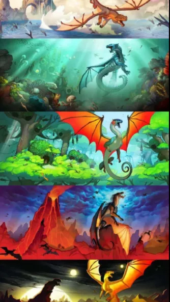 ai character: Wof/Wings of fire background