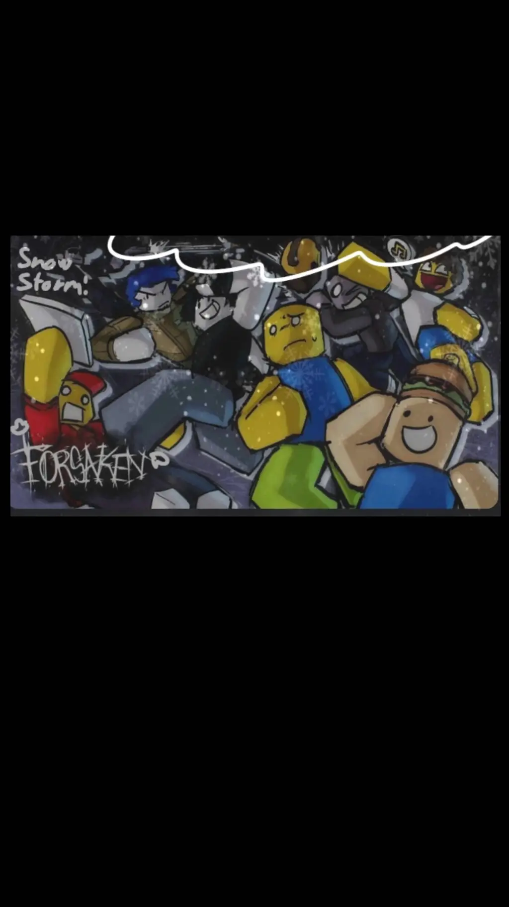 ai character: Forsaken|SnowStorm background