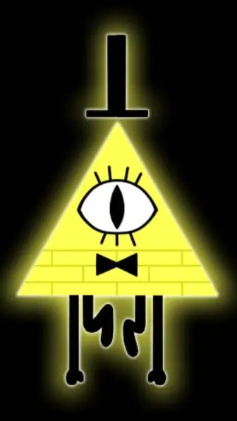 ai character: BILL CIPHER background