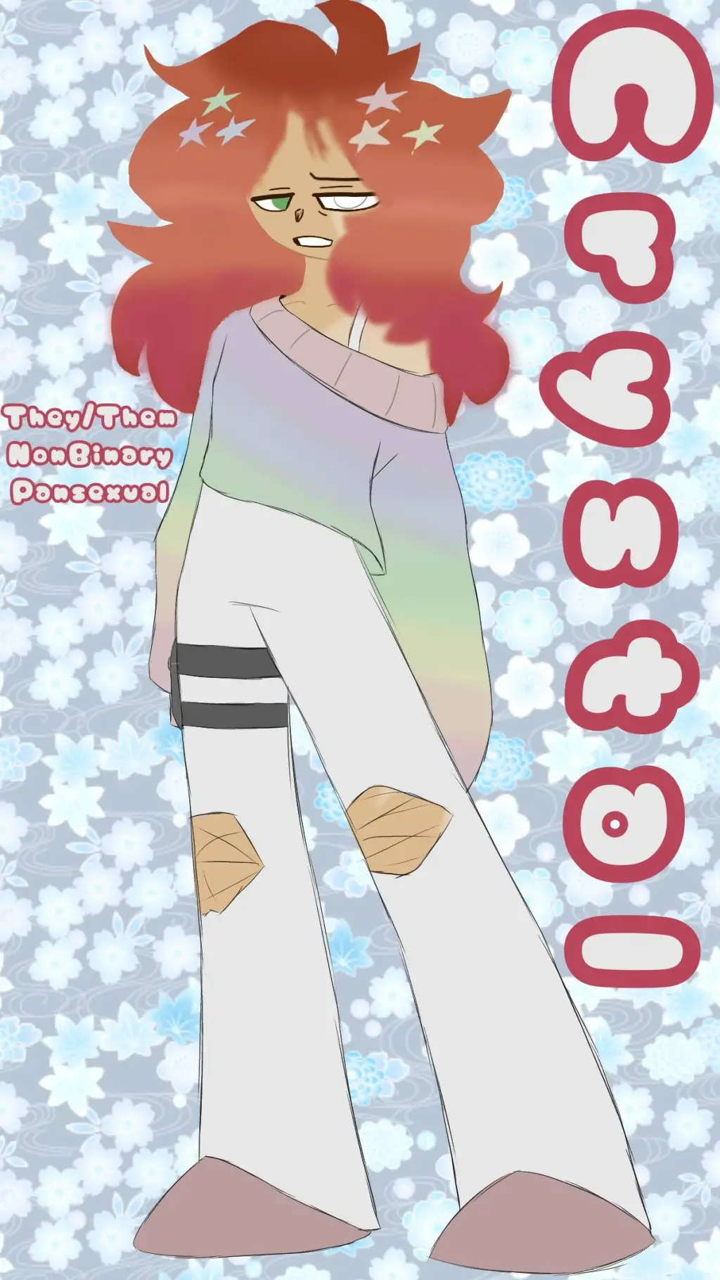 ai character: Crystal🌌 background