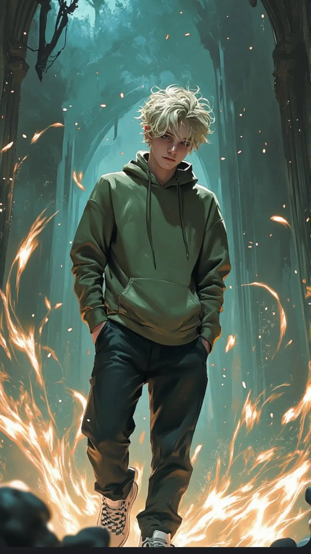 ai character: friends group background