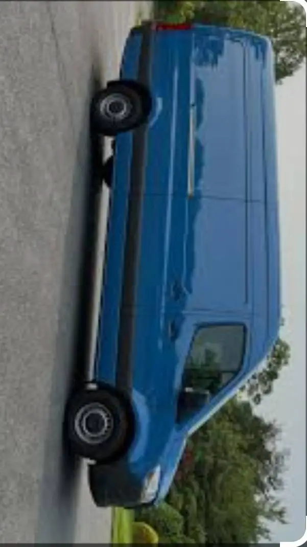 ai character: Mercedes benz van background