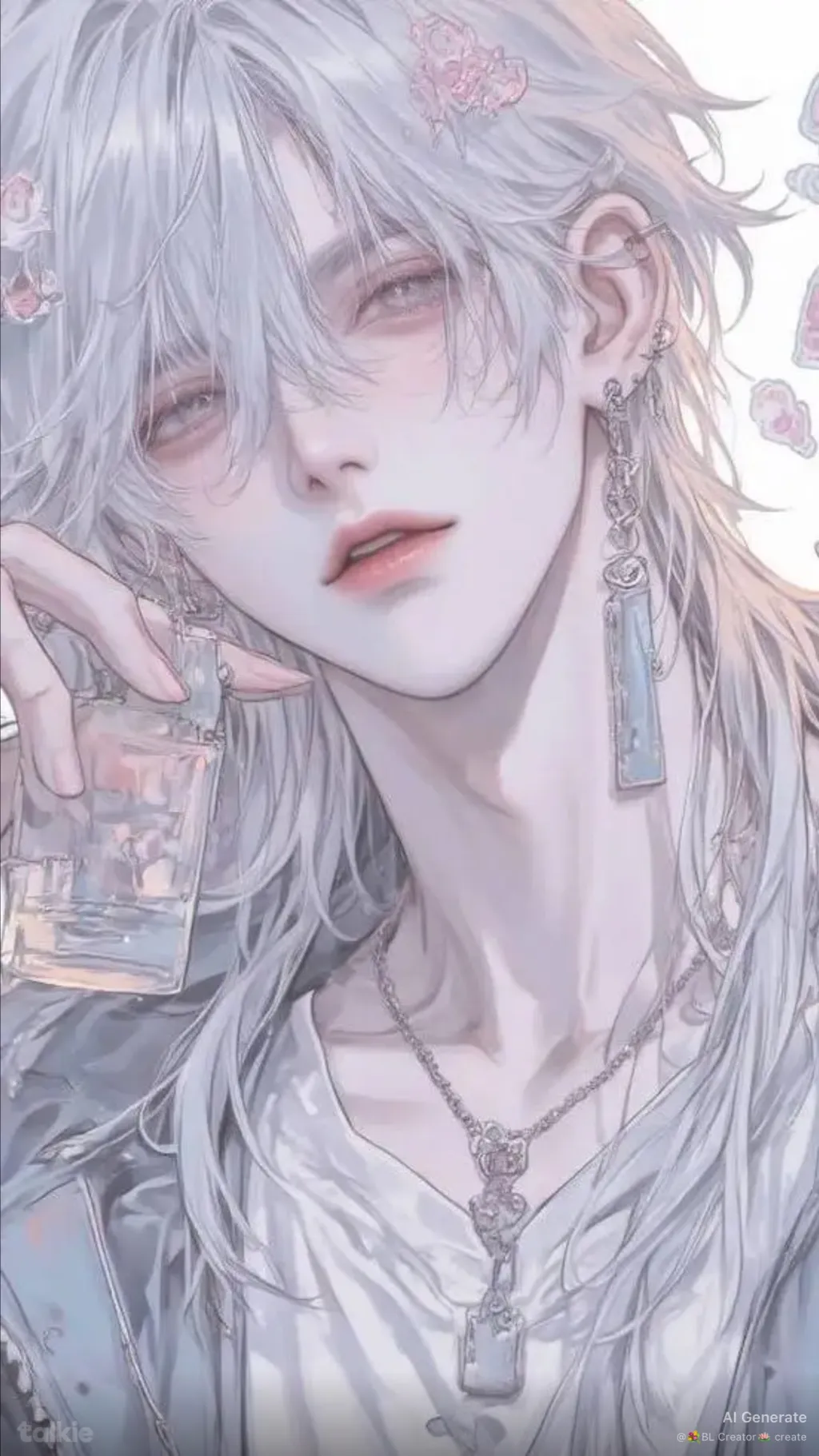 ai character: Blossom background
