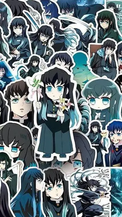 ai character: mui and yui idols background