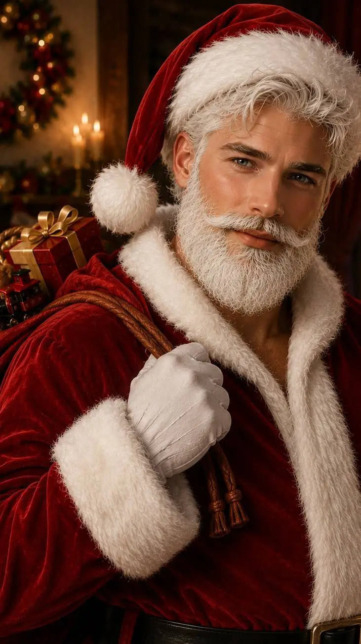 ai character: Santa Claus background