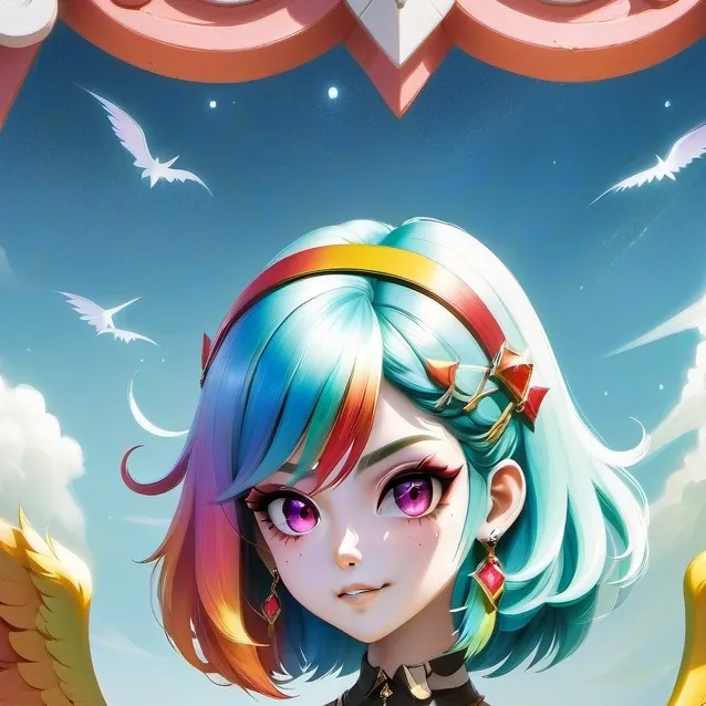 chat with ai character: Rainbow dash 