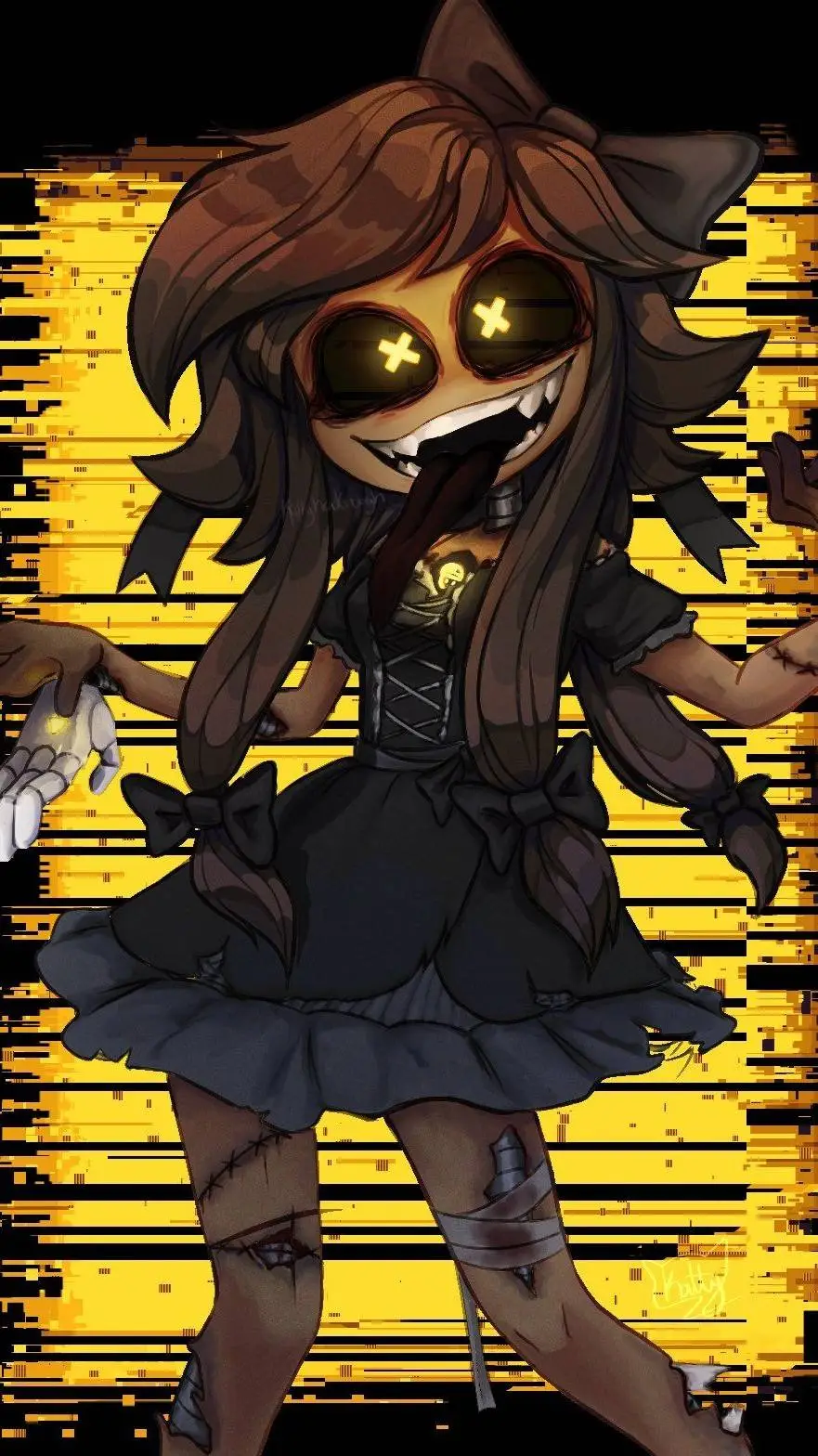 ai character: Murder Drones! background