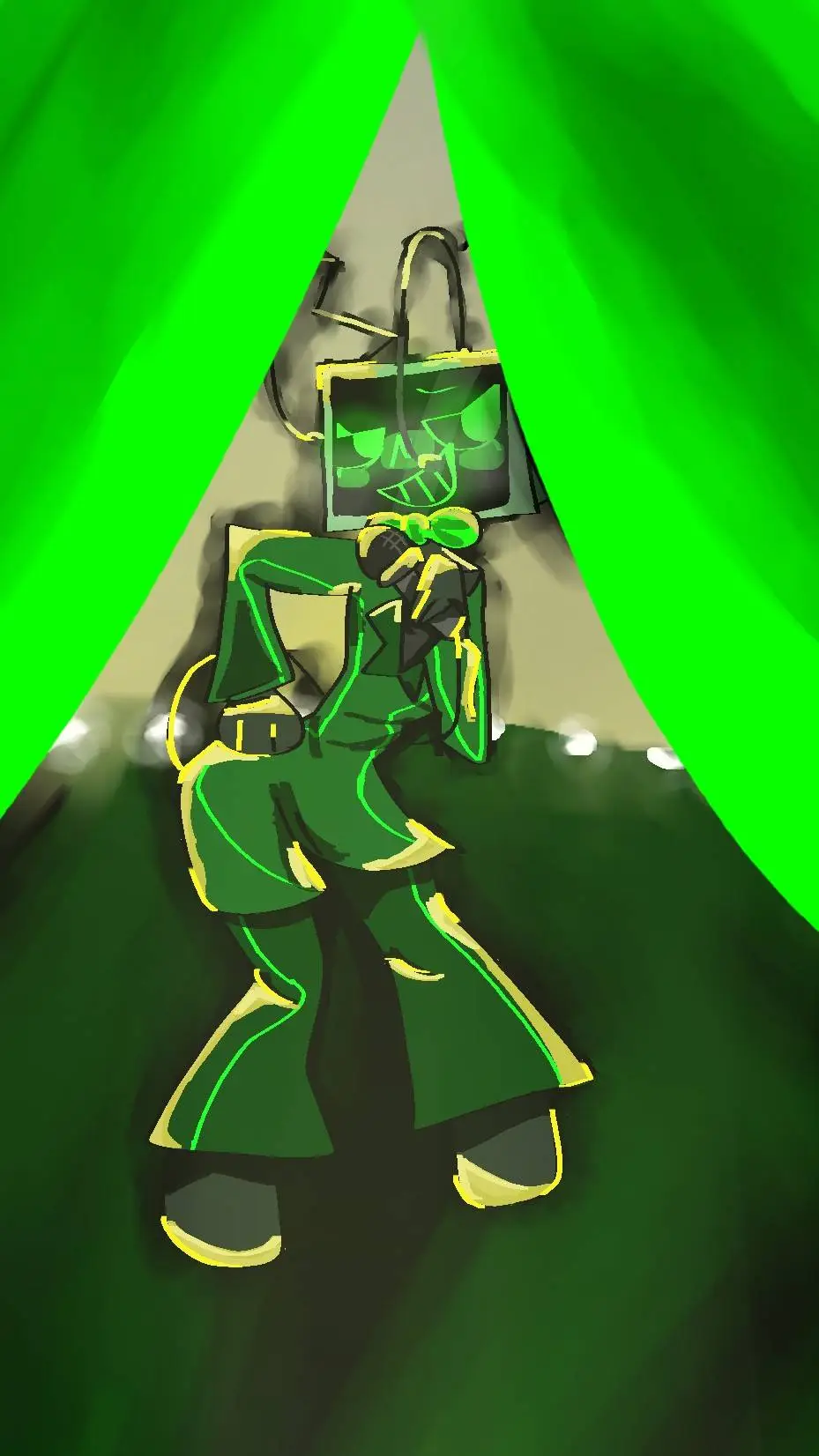 ai character: Vee-DW- background