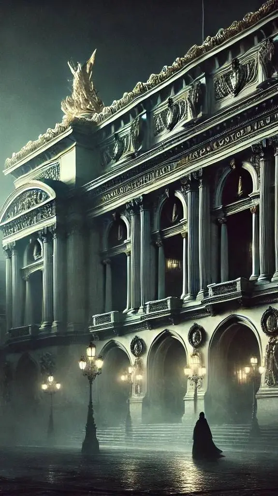 ai character: Paris Opera House background