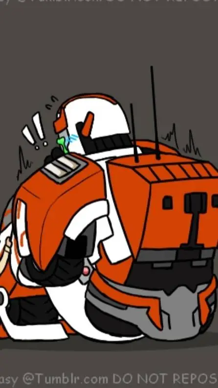 ai character: sad Ratchet tfp background