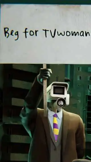 ai character: brown camera man  background