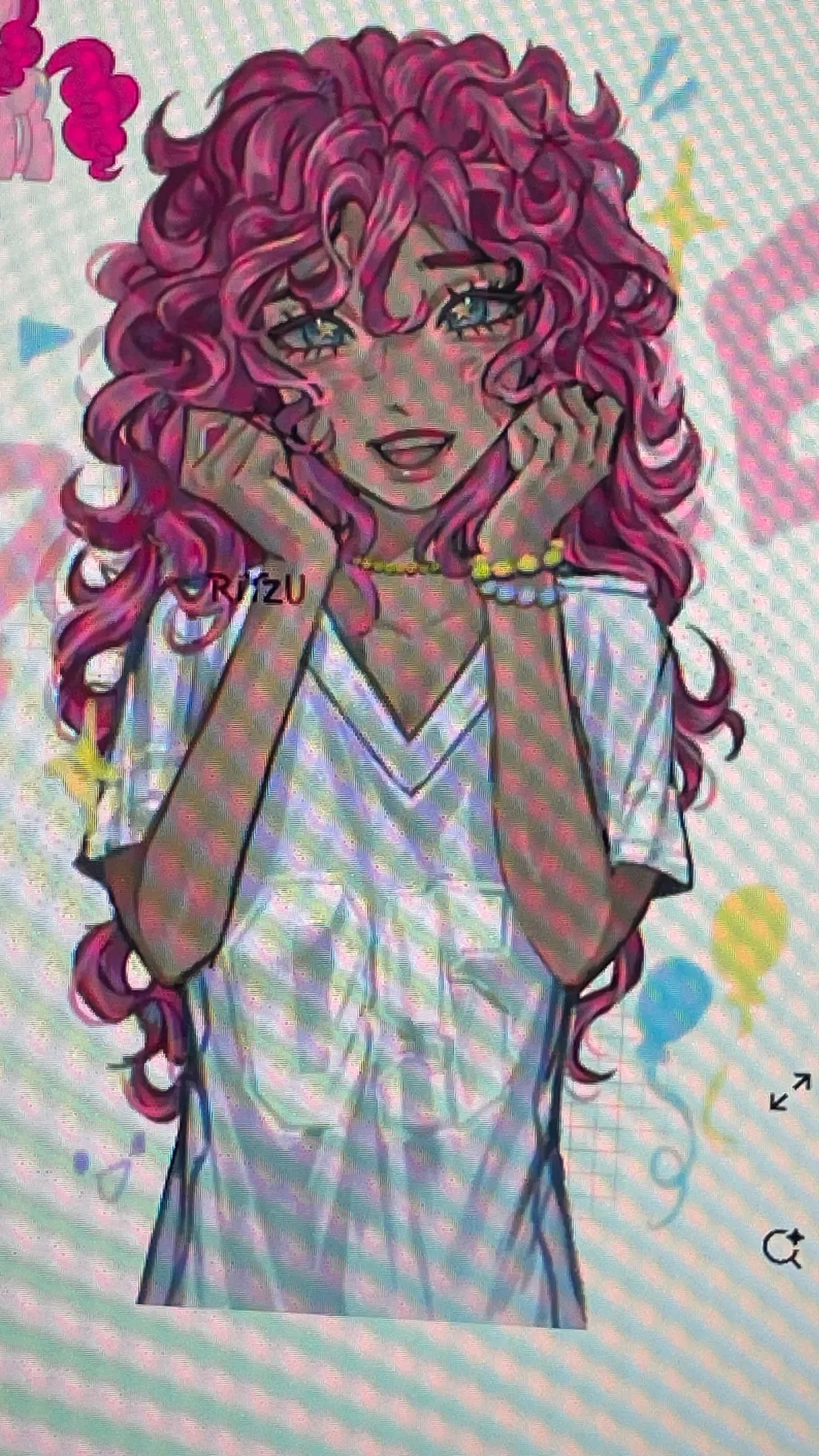 ai character: Pinkie pie ￼ background