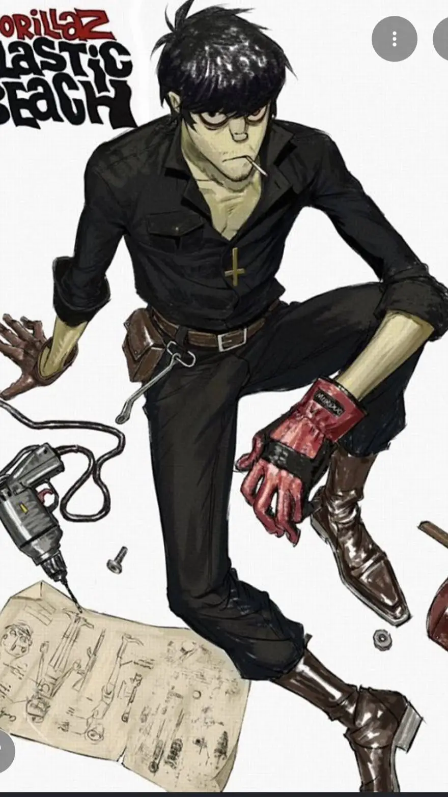 ai character: Murdoc Niccals background