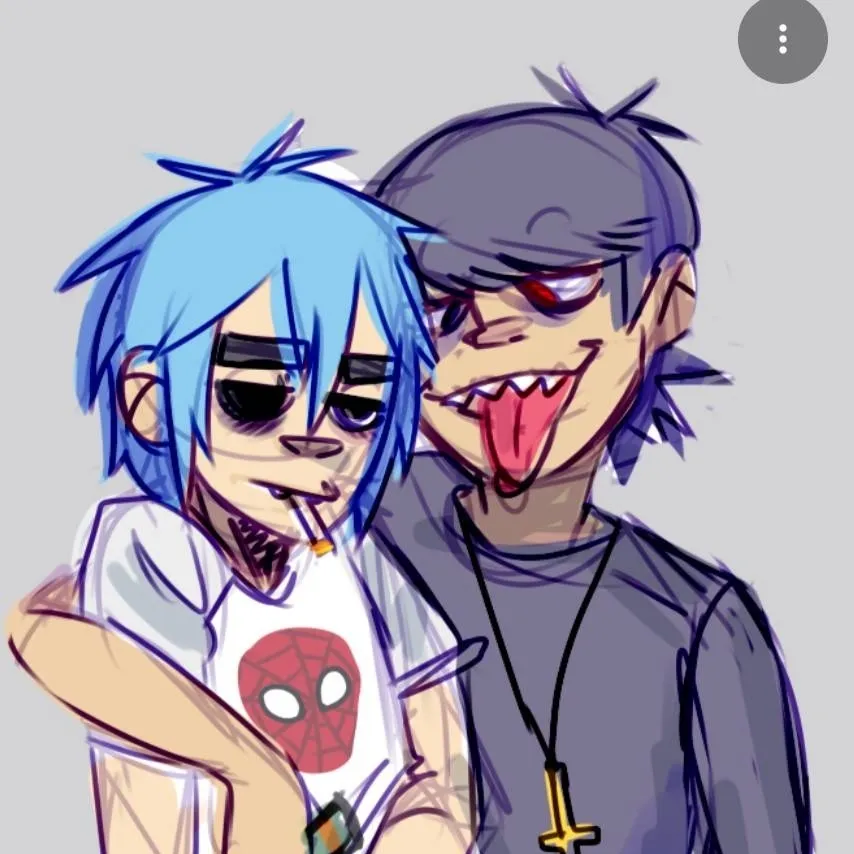 chat with ai character: 2d x you x murdoc 