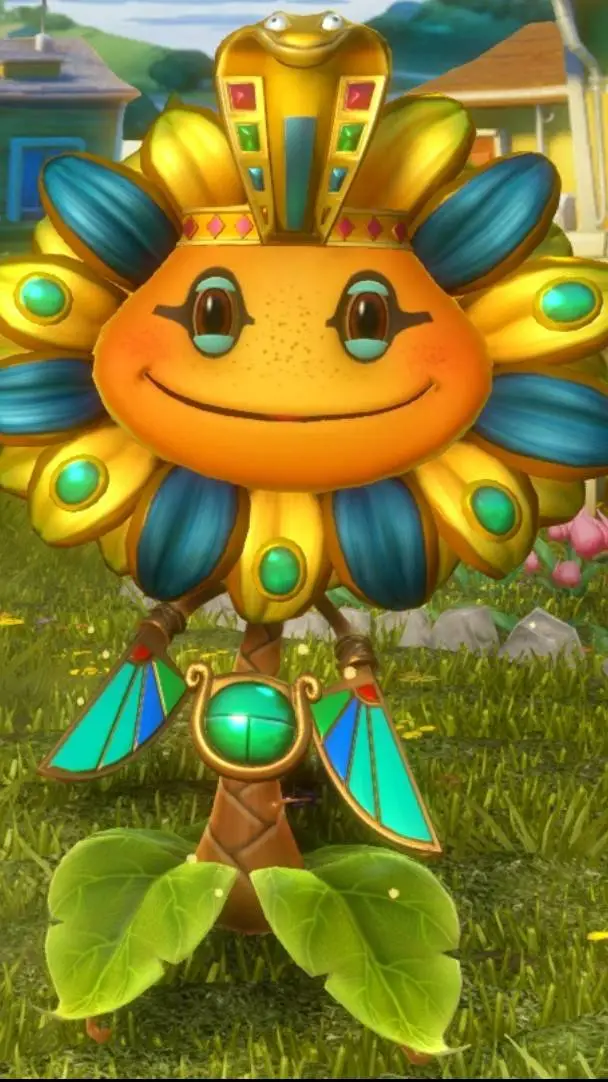 ai character: sun Pharaoh  background