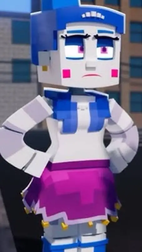 ai character: ballora  background