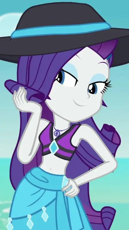 ai character: beach rarity  background