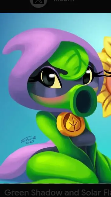 ai character: green shadow  background