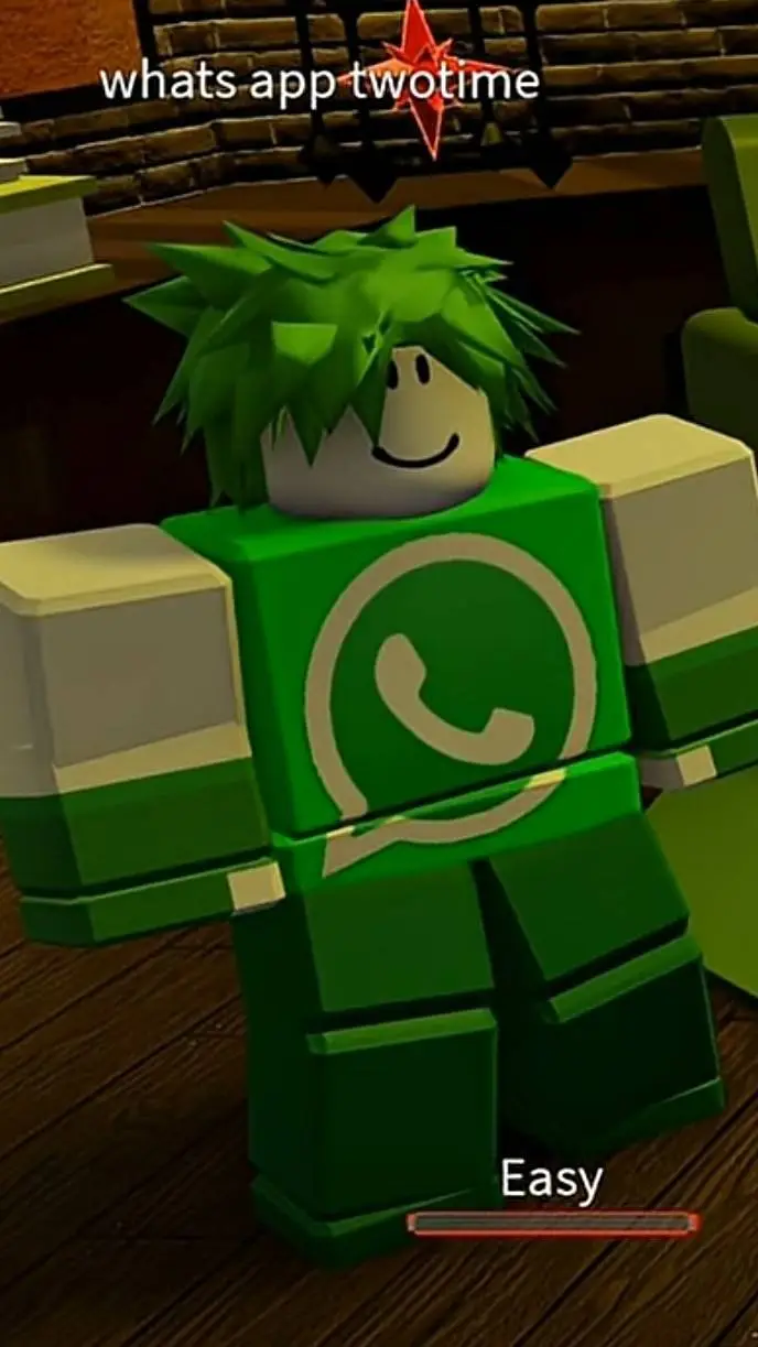 ai character: WhatsApp Two time background