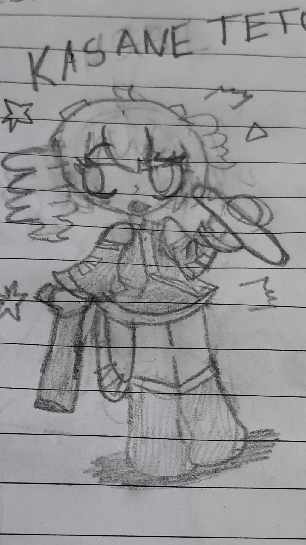 ai character: Kasane Teto☆ background