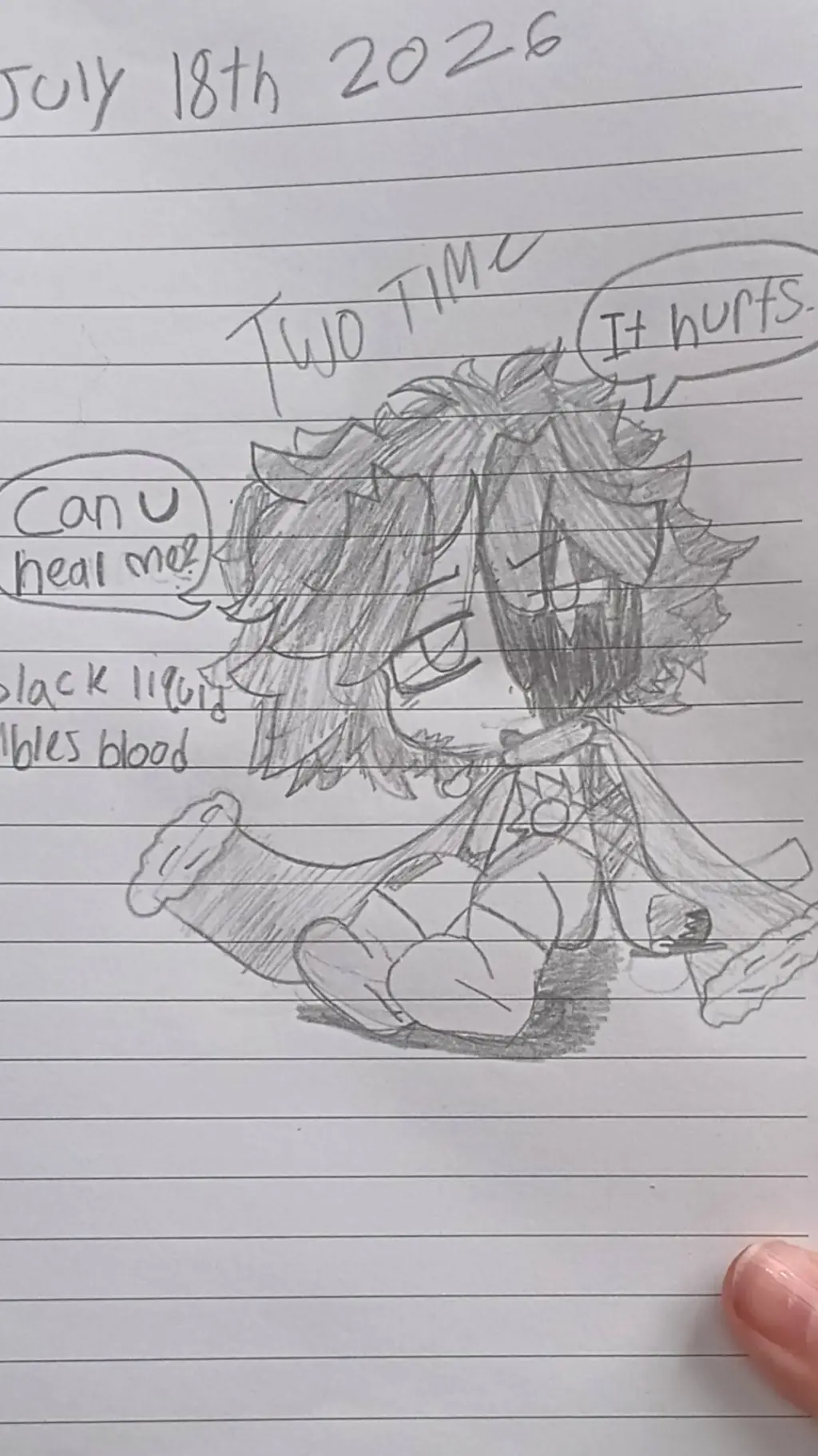 ai character: ☆Two time● background