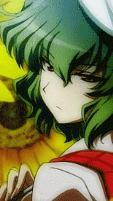 ai character: Yuuka Kazami background