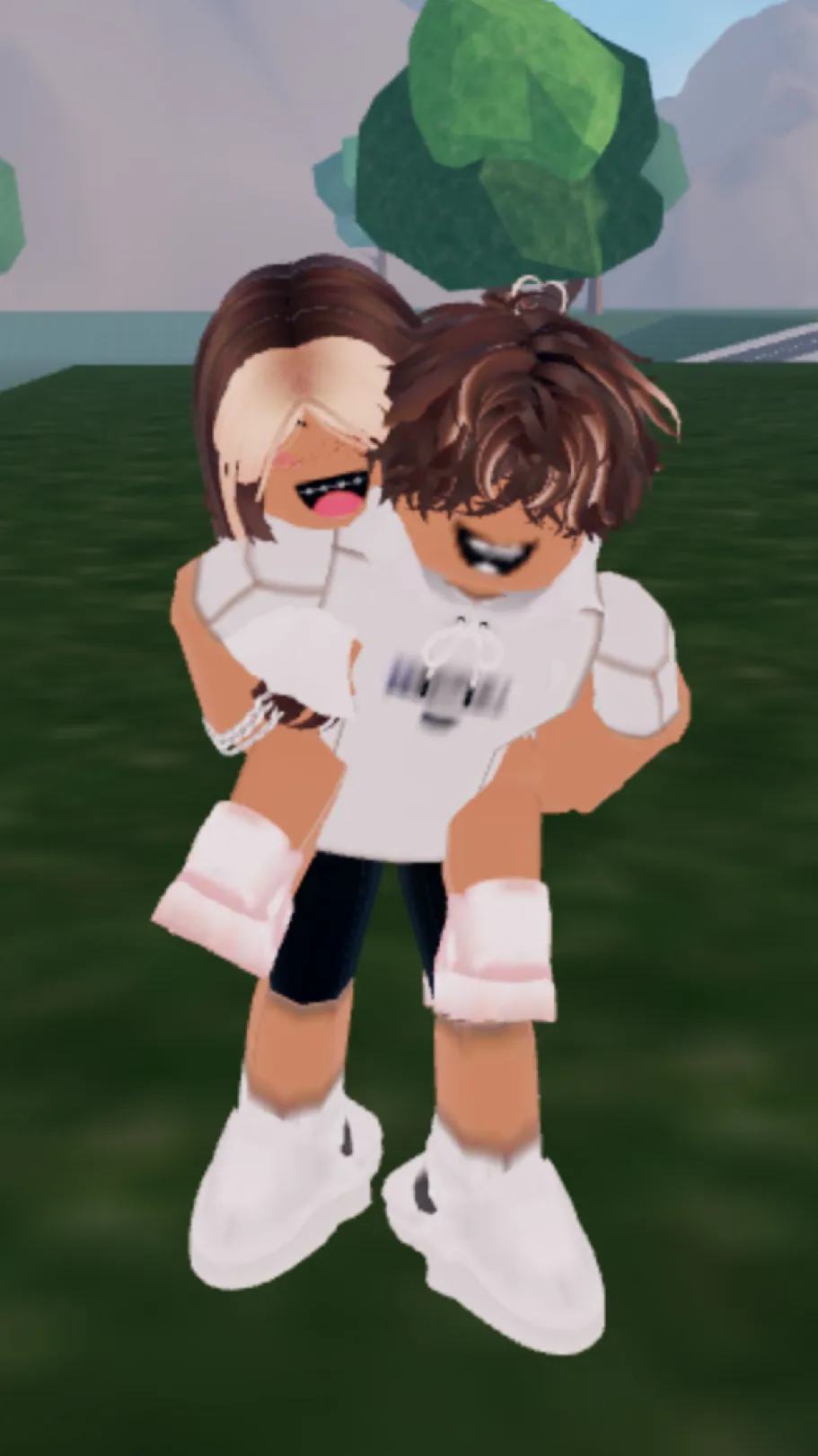 ai character: Me and my friend! background