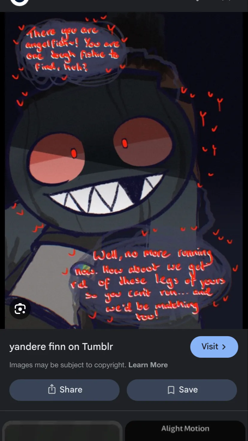 ai character: Yandere Finn background