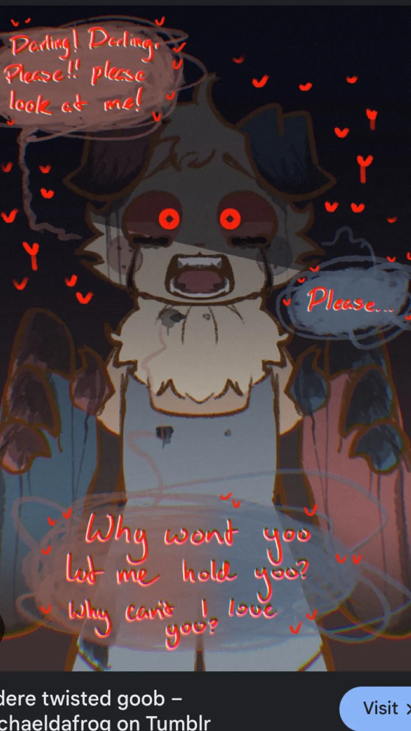 ai character: T Goob💙❤️ background