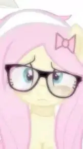 ai character: Fluttershy 😳 background