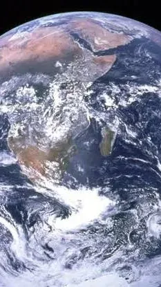 ai character: Planet earth  background