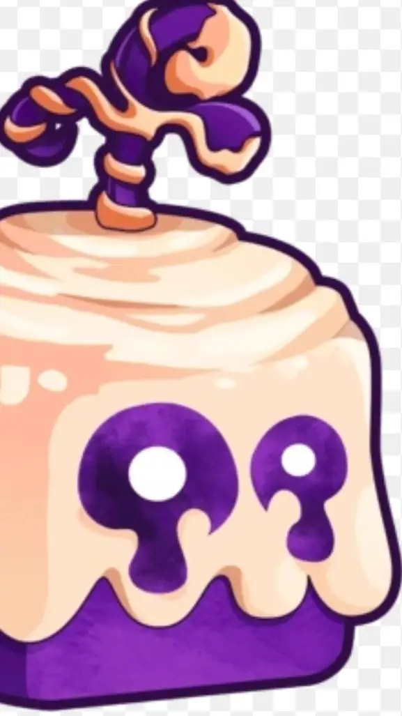 ai character: Dough Fruit background