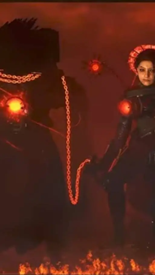 ai character: Astrotv controlled background