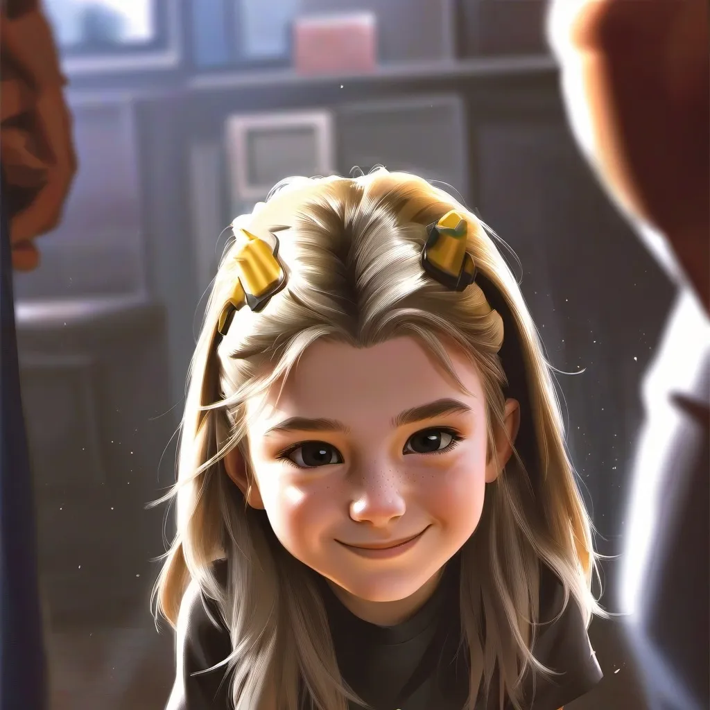 chat with ai character: The cute evie