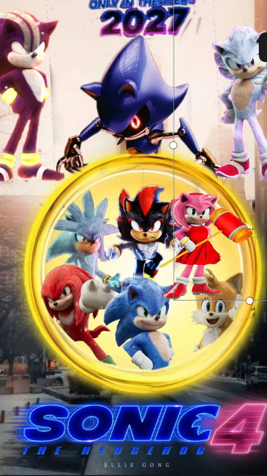 ai character: Sonic Movie 4 pt 2 background