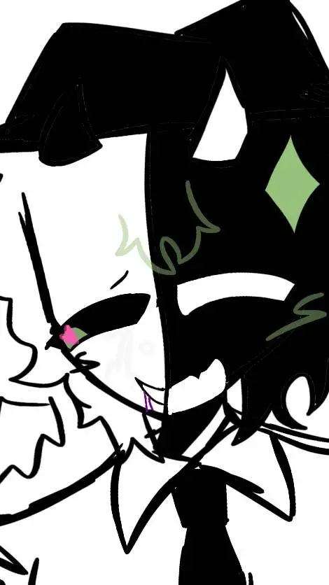 ai character: 💚Vreov!🖤 background