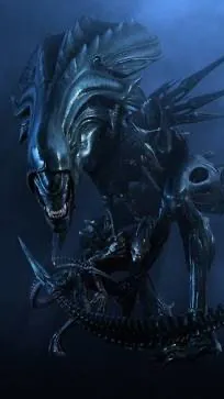 ai character: Queen Xenomorph  background