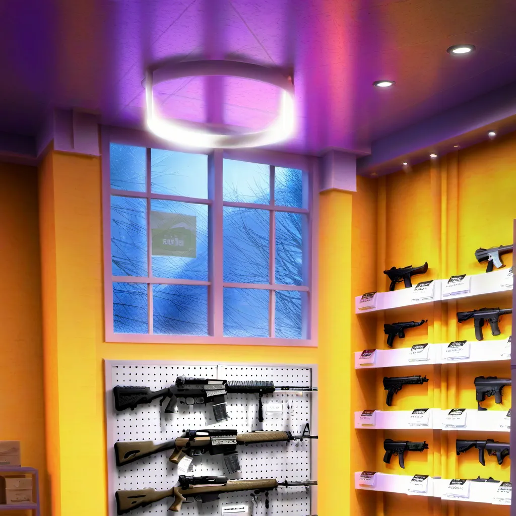 chat with ai character: Gun Store