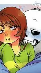 ai character: Sans X Chara  background